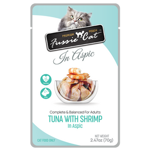 Fussie Cat - Tuna & Shrimp in Aspic 2.47oz Pouch