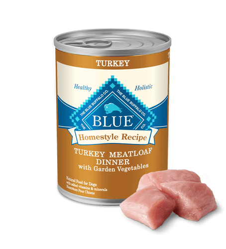 Blue Buffalo - Homestyle Turkey Meatloaf Dinner with Garden Vegetables Wet Dog Food