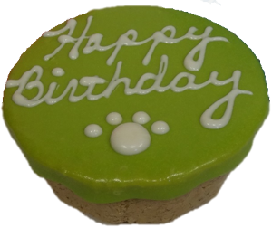Happy birthday dog online treat