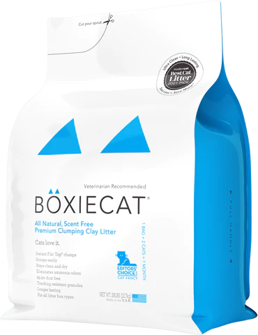Boxiecat - Scent-free Premium Clumping Clay Cat Litter