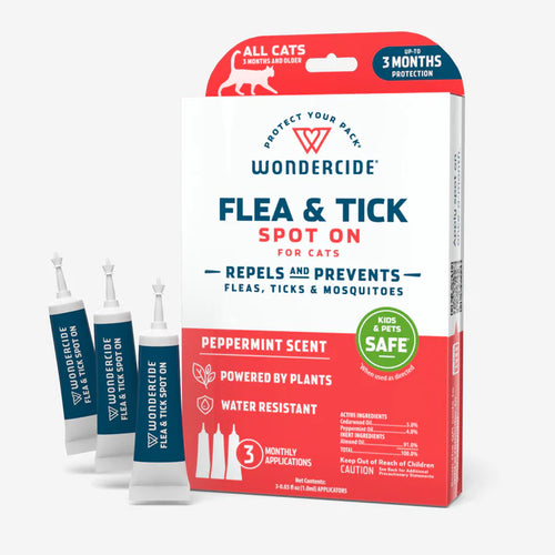 Wondercide - Flea & Tick Spot On for Dogs + Cats with Natural Essential Oils