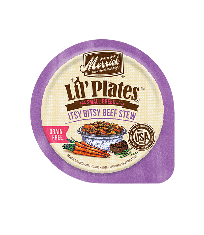 Merrick lil plates top wet dog food