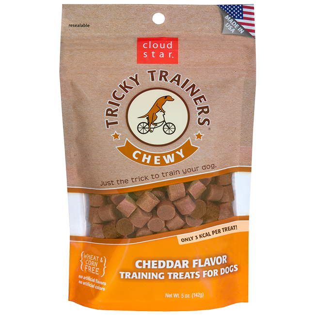 Cloud Star Chewy Tricky Trainers Cheese Dog Treats