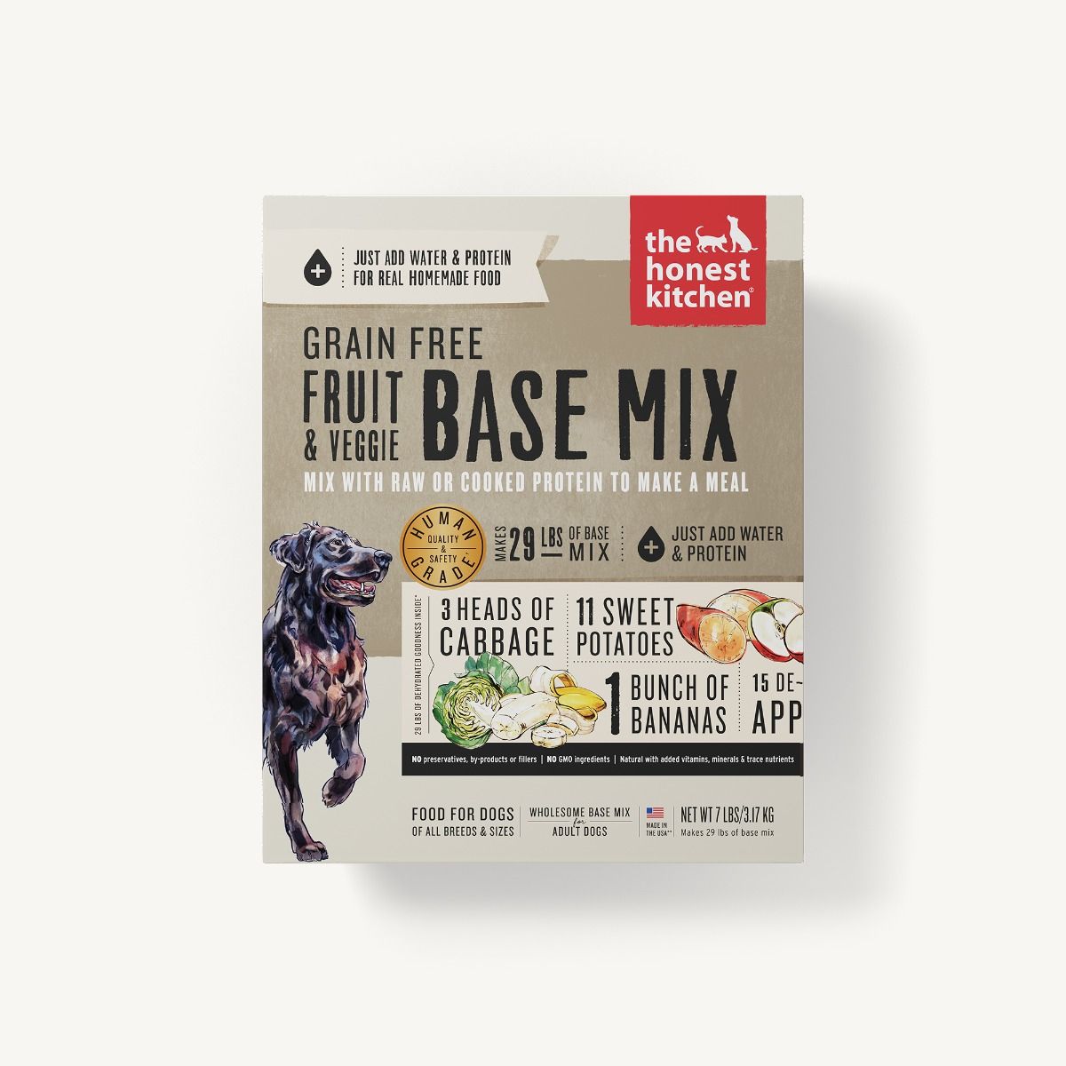 The Honest Kitchen Dehydrated Grain Free Fruit Veggie Base Mix Dog Food Altoona IA Des Moines IA Urbandale IA West Des Moines IA Bone a Patreat