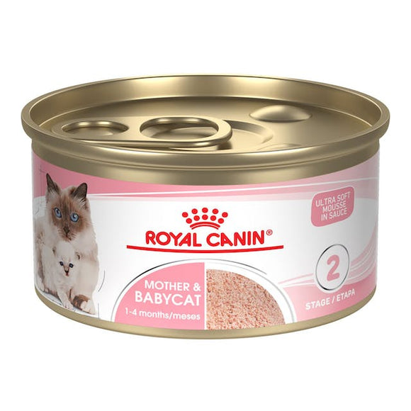 Royal Canin - Mother & Babycat Ultra Soft Mousse in Sauce Wet Cat Food