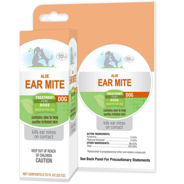 Four Paws -  Healthy Promise Aloe Ear Mite Treatment For Dogs