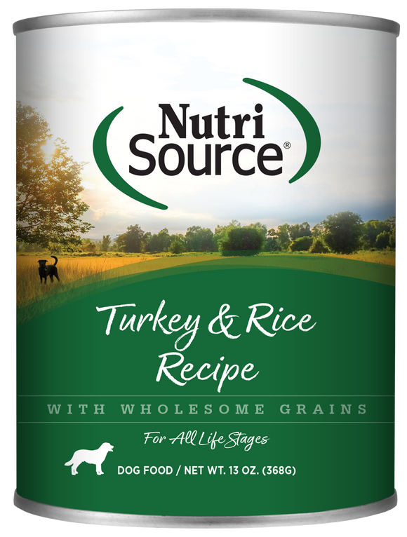 NutriSource - Turkey & Rice Recipe Wet Dog Food