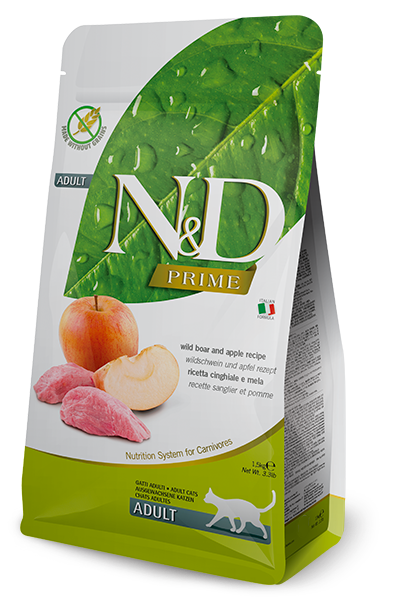 Farmina - N&D Prime Boar & Apple Dry Cat Food