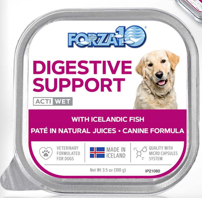 Forza10 - Nutraceutic Actiwet Digestive Support Icelandic Fish Recipe Wet Dog Food