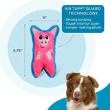 Outward Hound - Durablez Pig Mini Plush Dog Toy