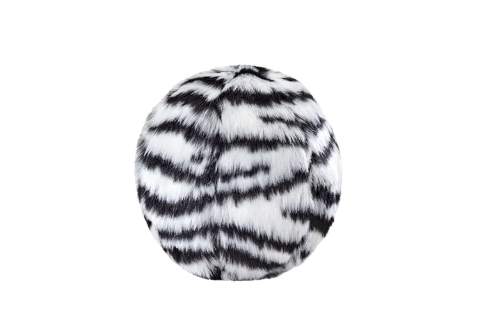 Fluff & Tuff - Zebra Ball (Squeakerless) Dog Toy