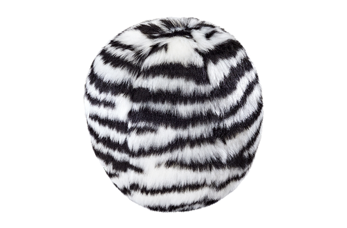 Fluff & Tuff - Zebra Ball (Squeakerless) Dog Toy