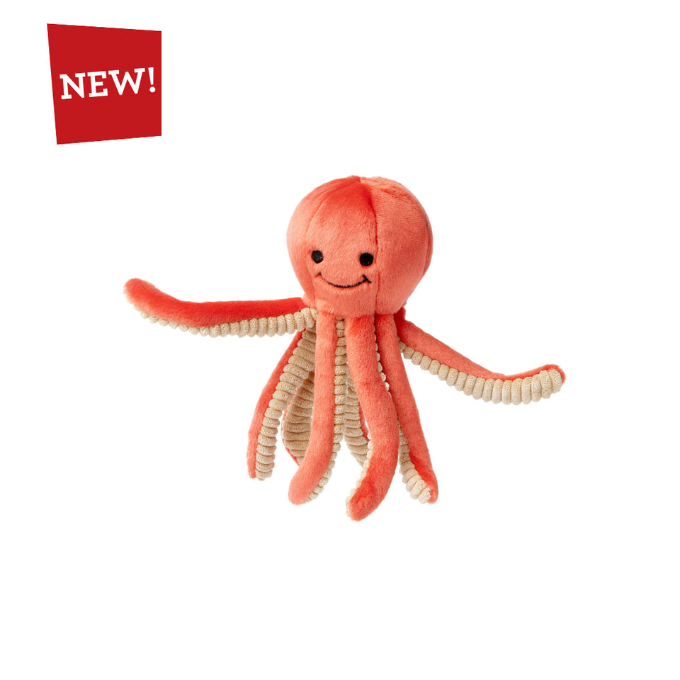 Pink octopus dog toy best sale
