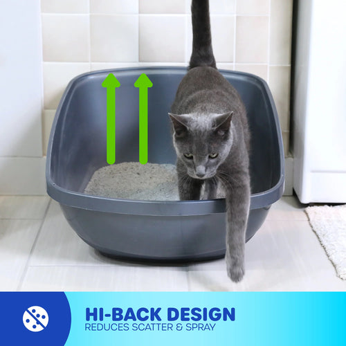 Petmate - Hi-Back Open Litter Box