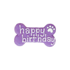 Bosco & Roxy's - Happy Birthday Bone 6 Violet Dog Treat