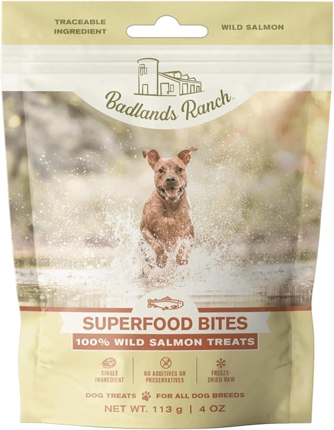Badlands Ranch - Superfood Bites Salmon Grain-Free Freeze-Dried Raw Dog Treats