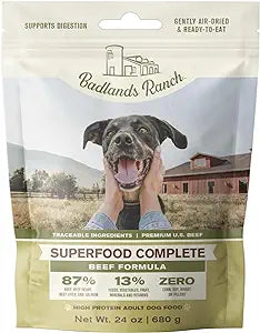 Badlands Ranch - Superfood Complete Grain-Free Beef Air-Dried Dog Food