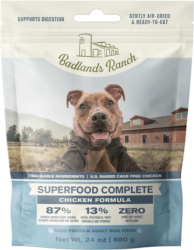 Badlands Ranch - Superfood Complete Grain-Free Chicken Air-Dried Dog Food