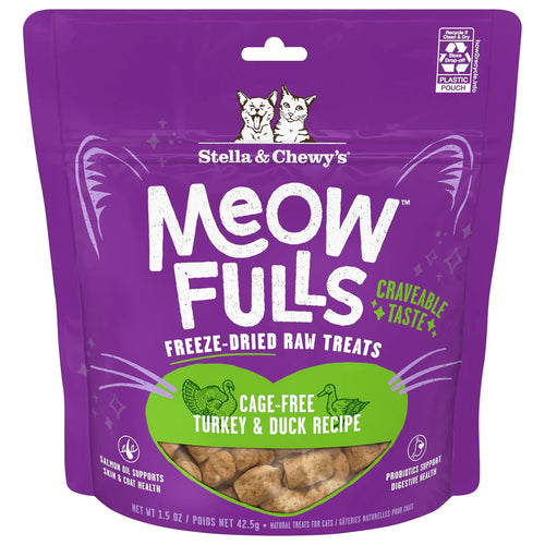 Stella & Chewy's - Meowfulls Turkey & Duck Cat Treat