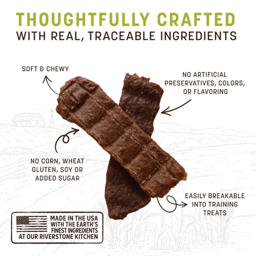 Earth Animal - Wisdom Air-Dried Turkey Recipe Jerky Dog Treats