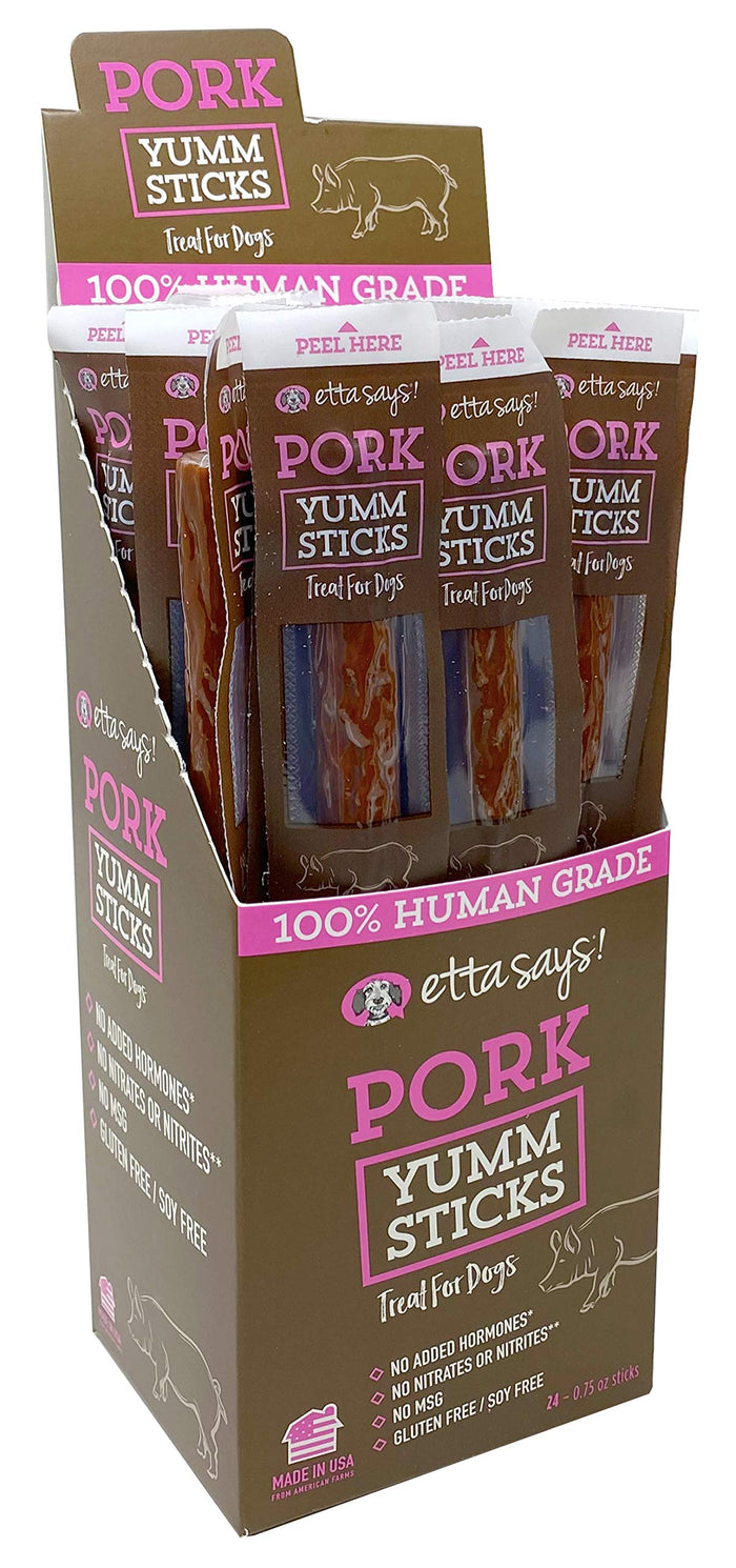 Etta Says! - Pork Yumm Sticks Soft Dog Treat