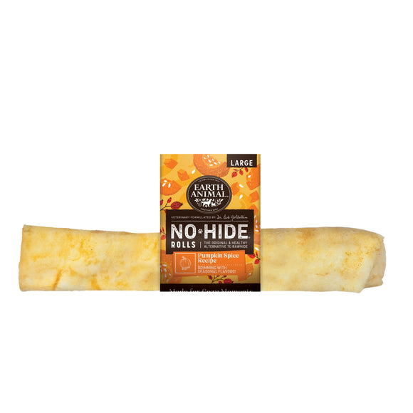 Earth Animal - No-Hide® Seasonal Collection Pumpkin Spice Rolls Dog Treat