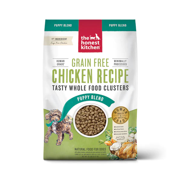 The Honest Kitchen - Grain-Free Chicken Clusters for Puppies Dry Dog Food