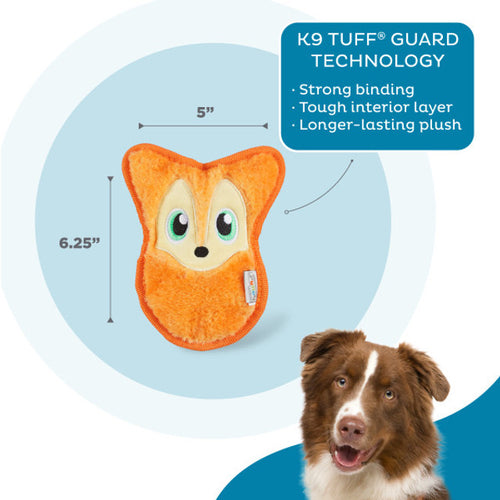 Outward Hound - Durablez Fox Mini Plush Dog Toy