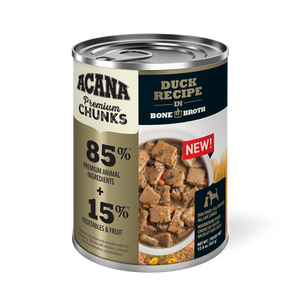 Acana - Premium Chunks, Duck Recipe in Bone Broth Wet Dog Food