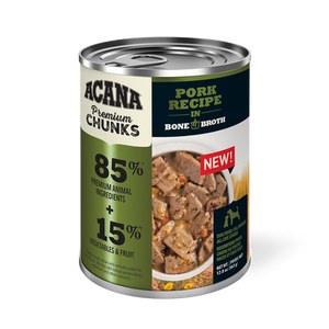 Acana - Premium Chunks, Pork Recipe in Bone Broth Wet Dog Food