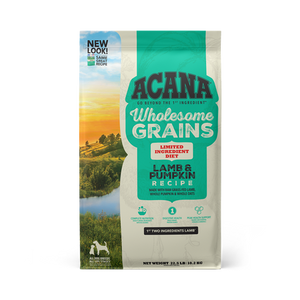 Acana - Wholesome Grains, Lamb & Pumpkin Recipe, Limited Ingredient Diet Dry Dog Food