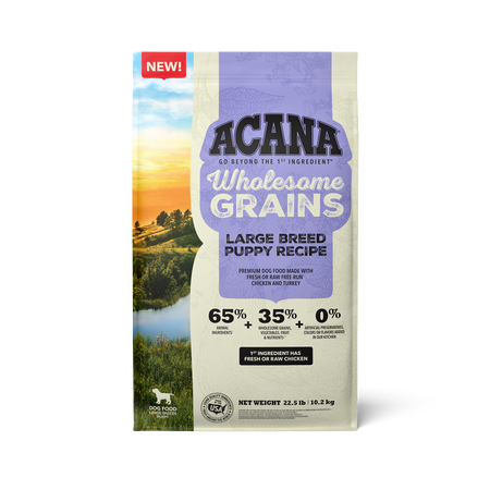 Acana - Wholesome Grains, Large Breed Puppy Recipe Dry Dog Food