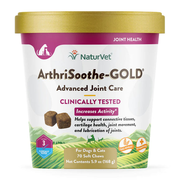 NaturVet - ArthriSoothe-Gold Soft Chews for Dogs
