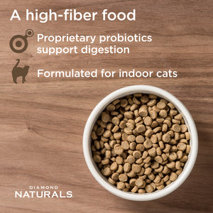 Diamond Naturals - Indoor Cat Chicken & Rice Formula Dry Food