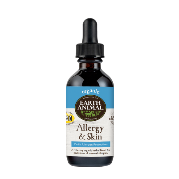 Earth Animal - Allergy & Skin Organic Herbal Remedy For Pets