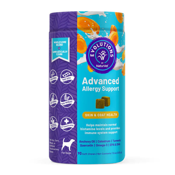NaturVet - Evolutions Advanced Allergy Support for Dogs