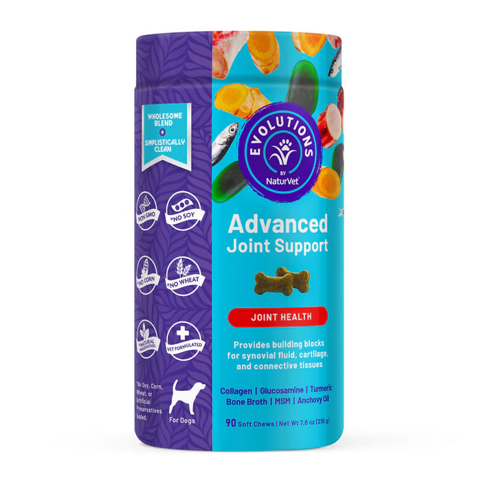 NaturVet - Evolutions Advanced Joint Support Soft Chews for Dogs