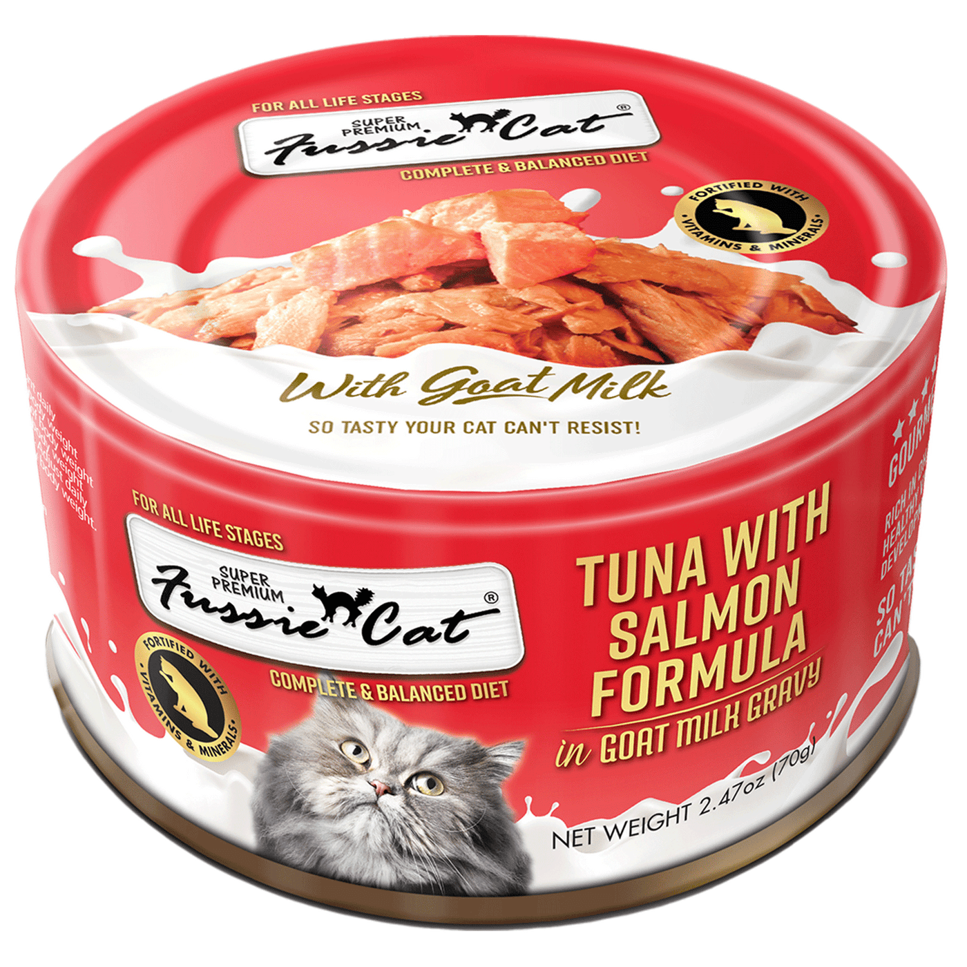 Cat top food milk