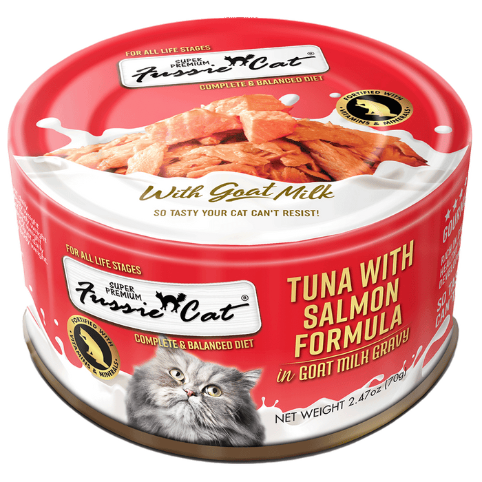 Fussie Cat - Tuna & Salmon in Goat Milk Gravy Wet Cat Food