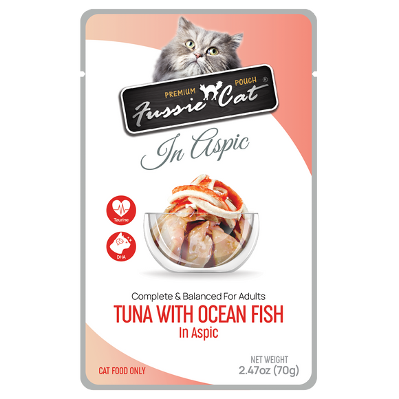 Fussie Cat - Tuna with Ocean Fish in Aspic Wet Cat Food
