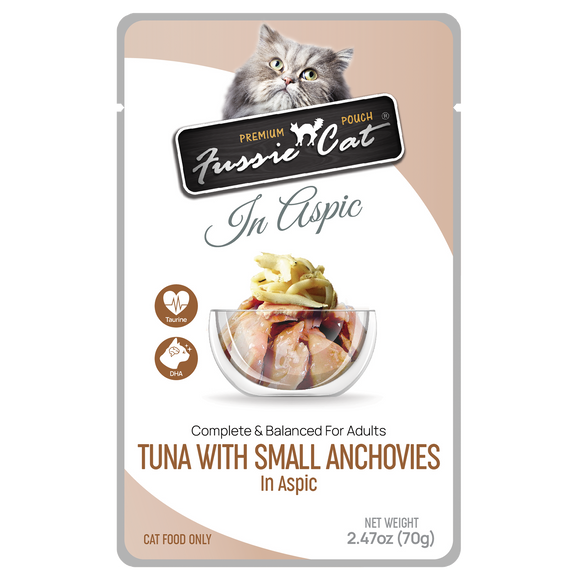 Fussie Cat - Tuna with Small Anchovies in Aspic Wet Cat Food
