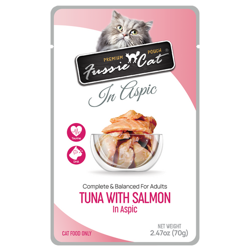 Fussie Cat - Tuna with Salmon in Aspic Wet Cat Food
