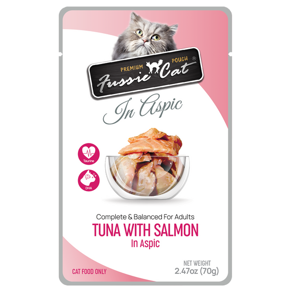 Fussie Cat - Tuna with Salmon in Aspic Wet Cat Food