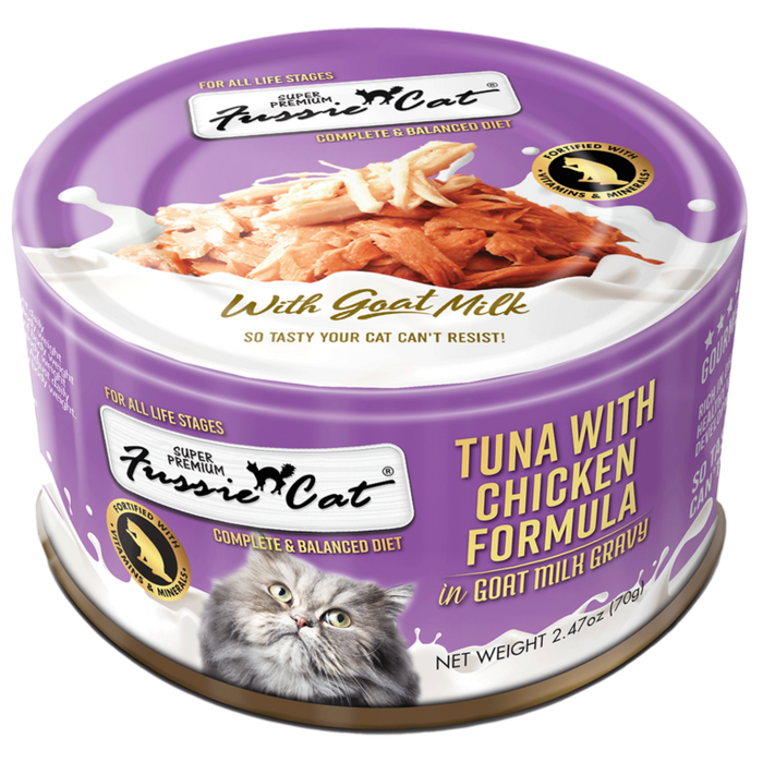 Fussie Cat - Tuna & Chicken in Goat Milk Gravy Wet Cat Food