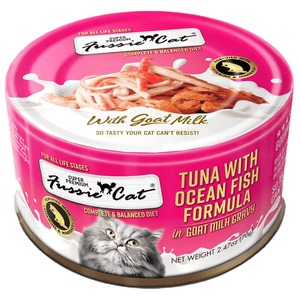 Fussie Cat - Tuna & Ocean Fish in Goat Milk Gravy Wet Cat Food
