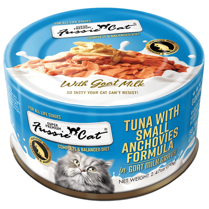 Fussie Cat - Tuna & Small Anchovies in Goat Milk Gravy Wet Cat Food