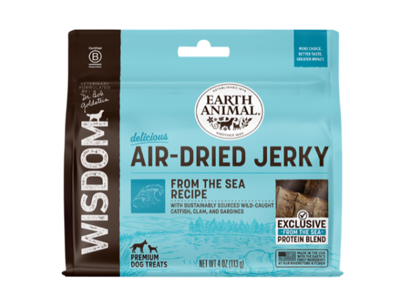 Earth Animal - Wisdom Air-Dried From the Sea Recipe Jerky Dog Treats