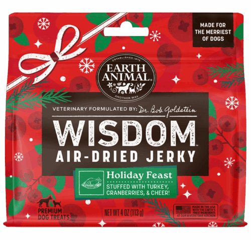 Earth Animal - Wisdom™ Air-Dried Seasonal Collection Holiday Feast Jerky Dog Treat