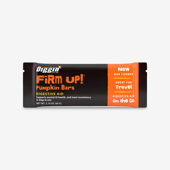 Diggin Your Dog - Firm Up! Pumpkin Bar Digestive Supplement for Cats and Dogs