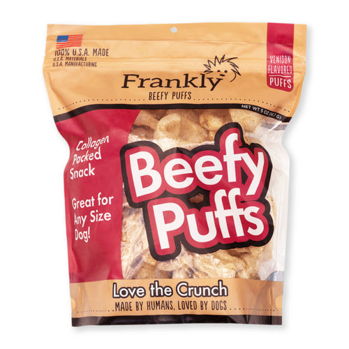 Frankly - Venison Beefy Puffs Flavor Dog Treats
